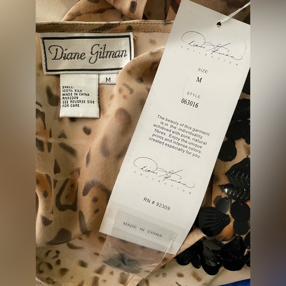 💯% silk vintage Diane Gilman 🙂♥️✨ - Picture 16 of 17